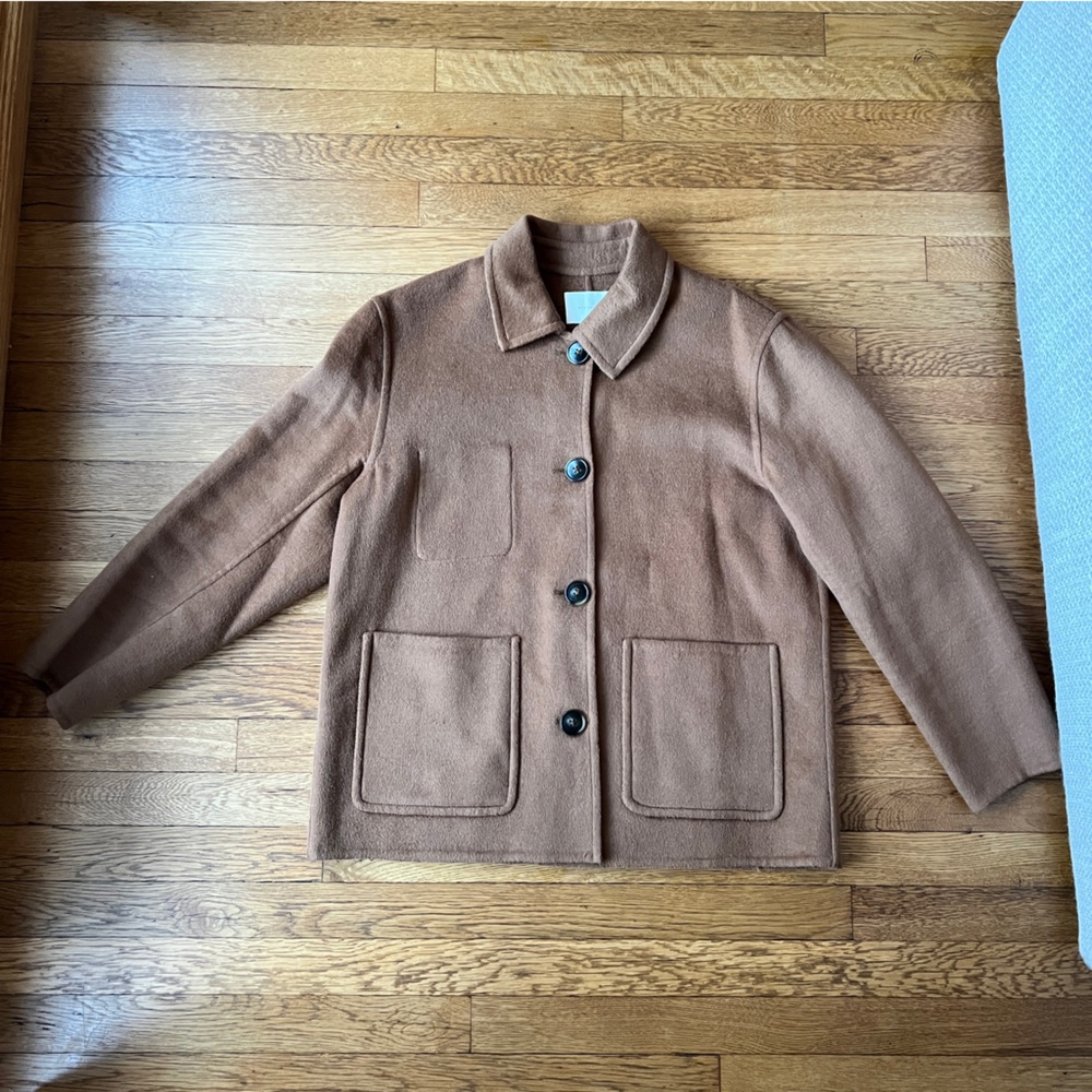 Modref Brown Button-Up Jacket - image 1